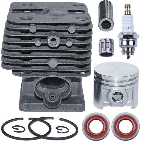 Joint d'Huile de Piston de Cylindre 40mm pour Stihl FT250 HT250 FS250R FS202 FS120 Débroussailleuses, Kit Cylindre Piston, Joint d'Huile, Bougie, Roulement à Aiguilles (1/5)