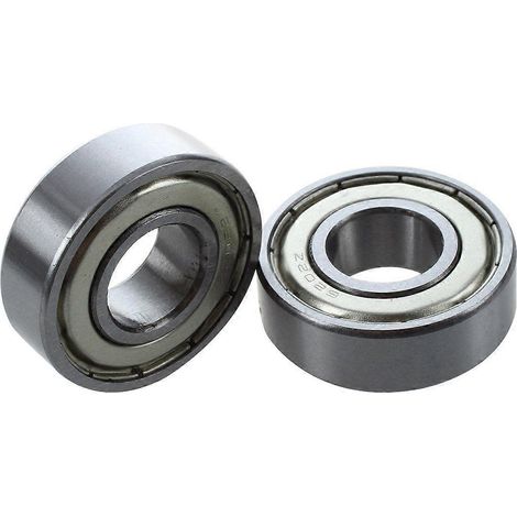 Roulement à billes radial à gorge profonde double paire métallique 6202Z (1/5)