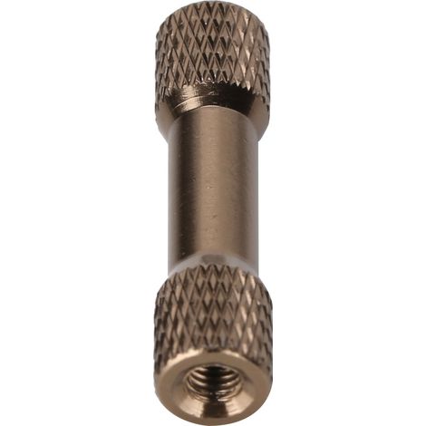 10 Stück Abstandshalter M3x25 mm, eloxiertes Aluminium, Innengewinde, für Quadcopter, Titangrau (1/5)