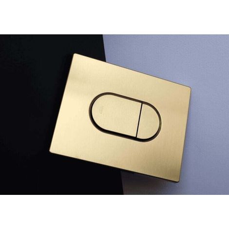 Plaque de Commande Wc, Compatible avec Grohe ARENA COSMOPOLITAN – Bouton de commande, Cool Sunrise brossé 38844GN0 (1/3)