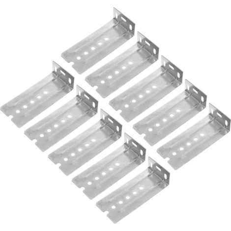 Supports de glissières tiroir , lot 10, pour meubles cuisine, en acier (1/5)