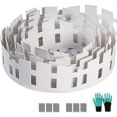 Bordure Jardin extérieur 15M Flexible, Bordure Jardin Plastique 90 Piquets d'ancrage (1/5)