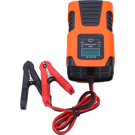 Intelligentes Ladegerät mit automatischer dreiphasiger Selbstschutzfunktion, LCD-Display, 100–240 V Wechselstrom, EU-Stecker (1/5)