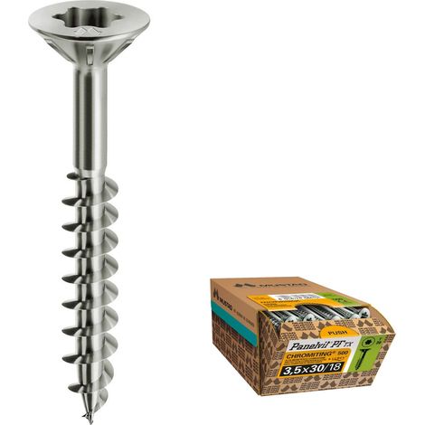 Vis Panelvit TORX pour Bois Partiellement Filetées en Acier Haute Qualité Lubrifié et Anti-Corrosion sans Pré-Perçage - EVOTRADE