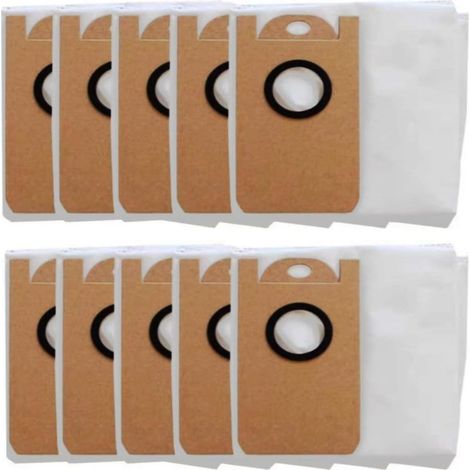 Accessoires de rechange pour aspirateur Honiture Q6Pro : sac à poussière (lot de 10, blanc) (1/5)