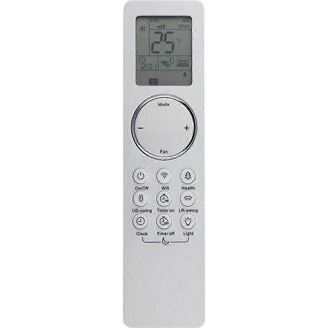 Télécommande de remplacement YBE1FB7 pour climatiseur GREE YBE1F, YBE1FB8 et YBE1FB7 (1/5)