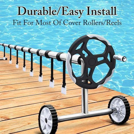 Kit De Fixation Pour Enrouleur De Couverture Solaire - 8 Sangles En Nylon - Pour Piscines Hors Sol - Largeur 10 À 24 Pieds - Épaisseur 8 À 16 Mm - 1 Unité (1/5)