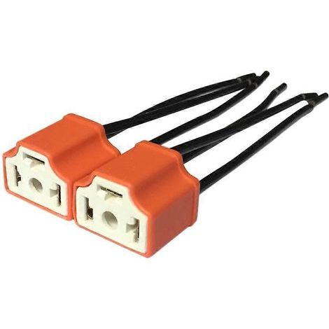 Lot de 2 supports de relais en céramique pour phares de voiture, relais universel 12 V 10 A.-2pcs (1/3)