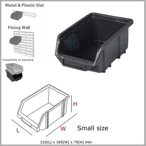 Contenitore per alimenti - Ecobox piccolo  Nero (1/3)