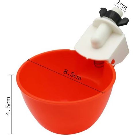 10 abreuvoirs automatiques pour poulets, adaptés aux systèmes d'alimentation automatique pour poulets, adaptés aux poulets, canards, oies, dindes et cailles.