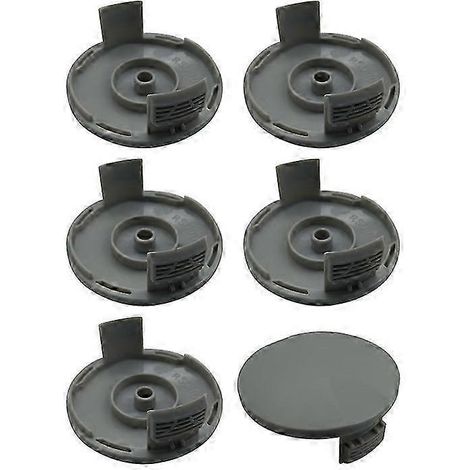 RAC122 Lot de 6 capuchons de bobine de rechange compatibles avec les tondeuses Ryobi RLT4027 / RLT4125 / RLT5027 / RLT6030 / RLT5127 / RLT6130 (Multicolore) (1/5)