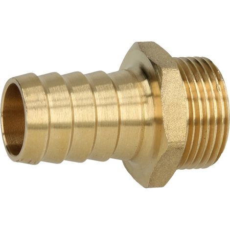 Douille en laiton avec filetage mâle 3/4’’ pour le raccordement de tuyaux 3/4''
