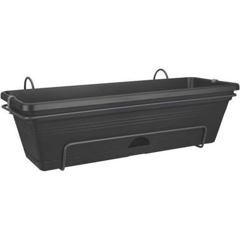 Pflanzkübel Kit Green Basics 50cm Living Noir - Elho (1/5)