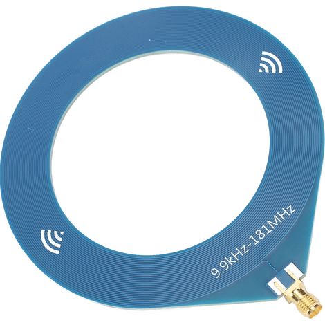 Antenne cadre avec connecteur SMA 9,9 kHz à 181 MHz pour la randonnée et le camping en plein air. Filetage extérieur, trou intérieur. (1/5)