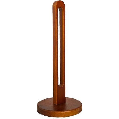 Papierhandtuchrollenhalter aus Holz, Papierhandtuch-Aufbewahrungsregal, Frischhaltefolien-Aufbewahrungsregal. (1/5)