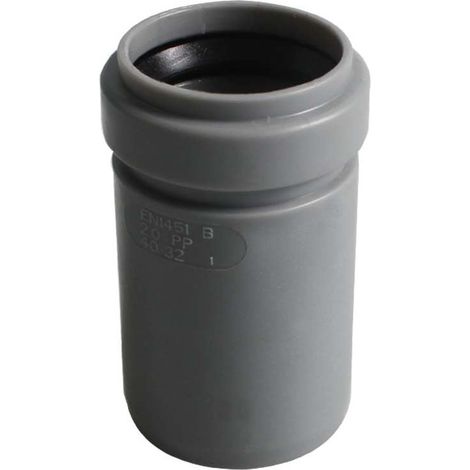 Raccord de tuyau droit en PVC de 32 mm à 40 mm pour baignoire, évier de cuisine, bac de douche (1/5)