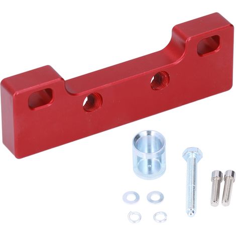 Boîtier de clé moto CNC métal solide style élégant parfait remplacement pour CB650R CBR650R 2020+ (Rouge) (1/5)