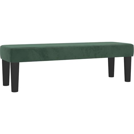 banc Vert foncé 100 x 30 x 30 cm Velours CFW166210 (1/4)
