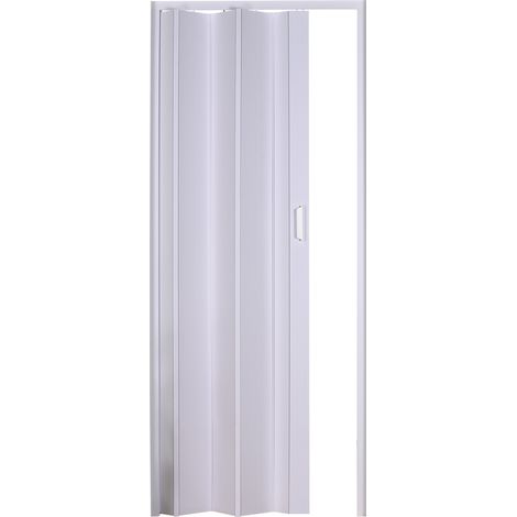 Porta a soffietto bianca cm 83 x 214 h facile istallazione (1/5)