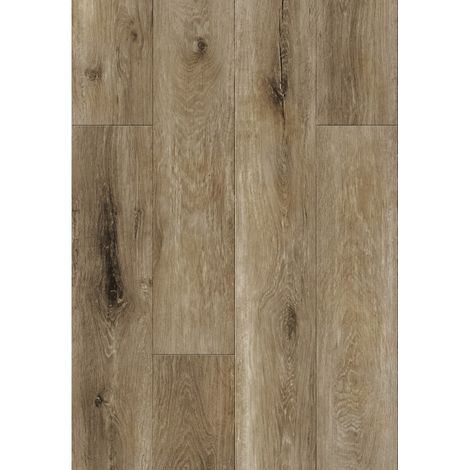 Mexen Clermont muestra de paneles de vinilo 1240 x 182 mm SPC 6,5 mm, base IXPE 1,5 mm, 4 V-Fuga, Roble - F1053-S (1/5)