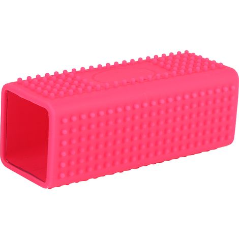 Brosse À Poils Pour Animaux En Silicone - Nettoyage Tapis Canapé Vêtements Voiture - Rose - 1 Pièce (1/3)
