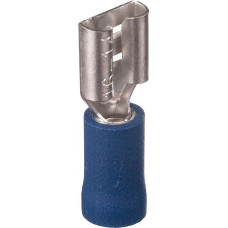 Connettore isolato 1,5-2,5 mm² 6,3/0,8 PVC GKI2.5/6.3/0,8 /100 pezzi/