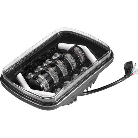 5x7 Zoll quadratischer LED-Scheinwerfer mit Fern- und Abblendlicht, passend für Jeep (1/5)