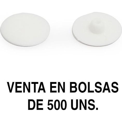 tapa embutir intro.5 d11,5 blanco (500u) para tornillo ensamble ø5 (hexagono 3mm) (1/2)
