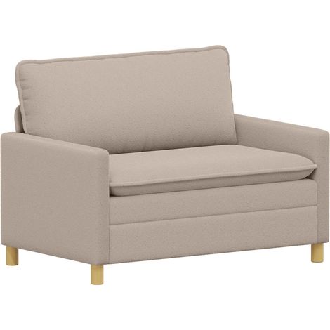 Divano Grigio Chiaro 126 x 81 x 87,5 cm Tessuto vidaXL