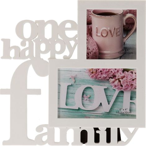 PORTAFOTO FAMILY A 2 POSTI 26X2XH26CM