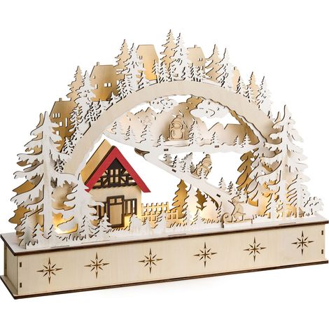 Weihnachtsdekoration LED GOKSJO 33 cm Hellbraun (1/5)