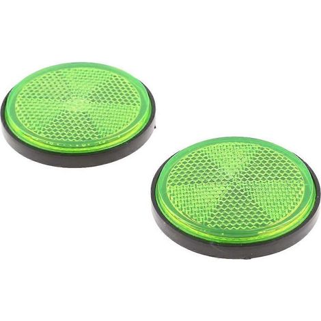 Gut sichtbare, wetterfeste, fahrzeugkompatible runde Verkehrssignalreflektoren mit 5,5 cm (2,16 Zoll) Durchmesser. (1/5)