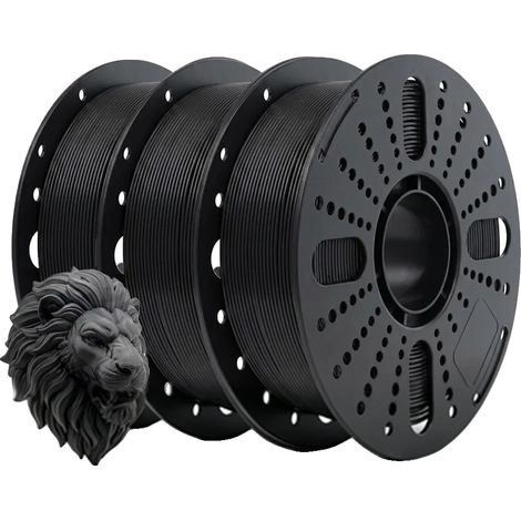 Filamento per stampante 3D, materiale PETG, diametro 1,75 mm, PETG-3BK (1/2)