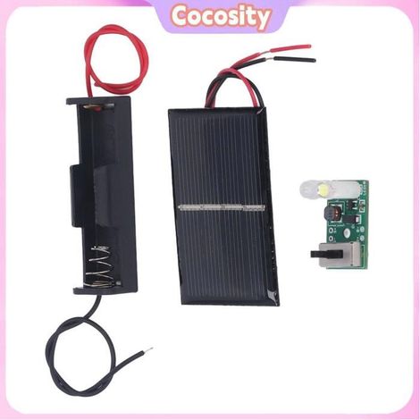 Kit de panneau de commande de lumière solaire, matériau PCB, module de 2V, éclairage extérieur pour cour et jardin