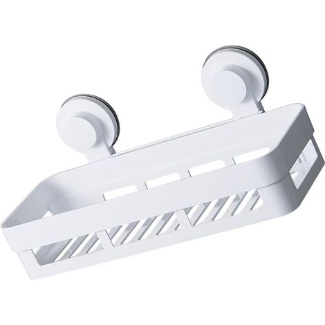 Étagère murale au design contemporain pour salle de bain, sans perçage, ranger rasoir et (1/5)