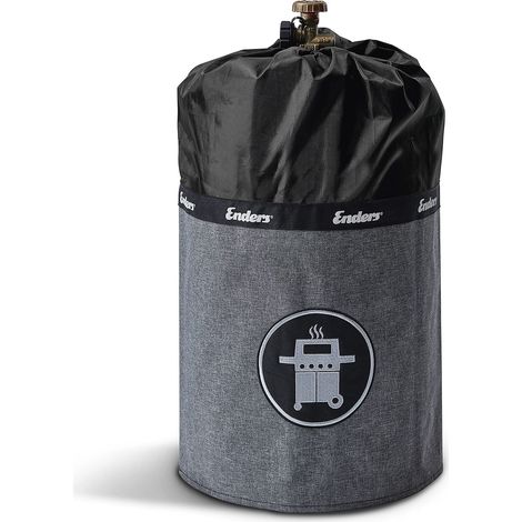 Enders - Copertura per bombola Style 11 kg- Nero - Misura L - Contro le intemperie 5117 (1/3)