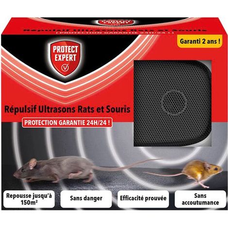 Repelente Intermitente de Ultrasonidos para Ratas y Ratones /nc - Protect Expert