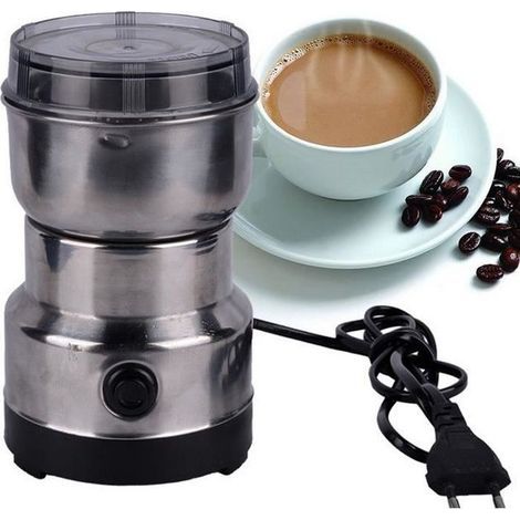 Elektrische Kaffeemühle (leuchtende Farbe) – Marke – Modell – Edelstahl – 220 V – Multifunktionale Mühle (1/4)