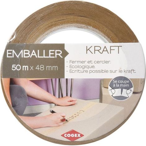 Ruban adhésif kraft 50mx48mm - Cogex (1/3)