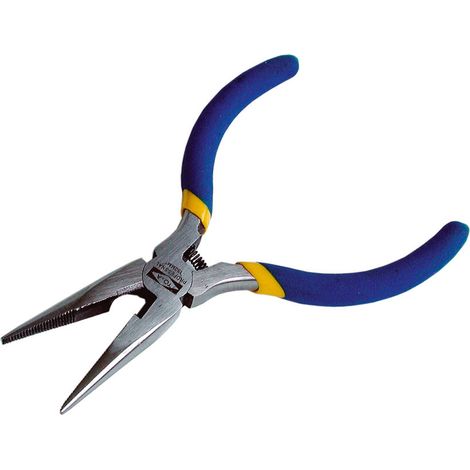 EXTOL CRAFT Pinza dritta semitonda, 130 mm, con molla