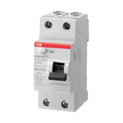 Interruptor diferencial 2P 40A 30mA Clase AC ABB (2CSF202004R1400)