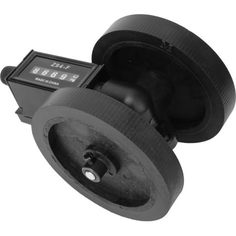 Fünfstelliger Längenmesser für Leder, Kabel und Kunststoff – Rollzähler 09999,9 (1/5)