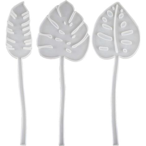 3er-Set Silikonformen für Schildkrötenblatt-Bastelarbeiten, DIY-Blumenarrangements, Silikon-Gussformen, handgefertigte Epoxidharzformen, Schreibtisch- und Heimdekoration
