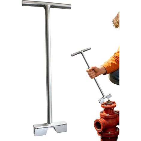 Outil de fermeture de vanne d'eau Compact en acier Clé pour vanne à bille anti-retour Pour balcon, jardin, aménagement paysager, ferme, cour, extérieur, terrasse, patio, (1/5)