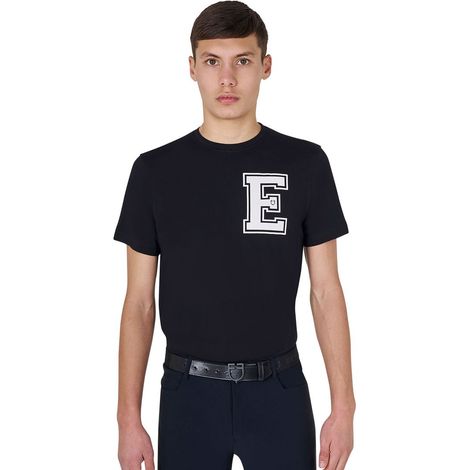 XL, Bianco: T-shirt da uomo slim fit in cotone con monogram (1/5)