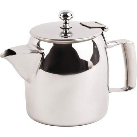 Théière/cafetière inox poli Olympia Cosmos - 1,4 L (1/4)