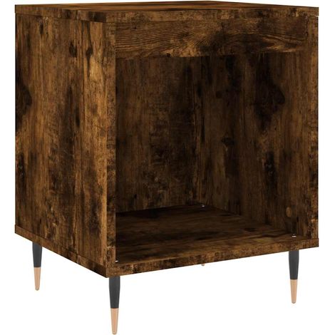 Maison Exclusive - Mesita de noche madera de ingeniería roble ahu (1/5)