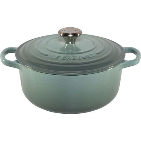 Le Creuset Signature Bräter rund 20 cm Sea Salt