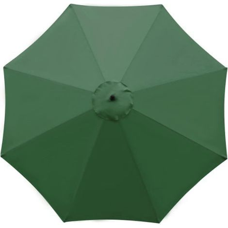 Housse de rechange pour parasol, 8 baleines, 3 m,vert (1/4)