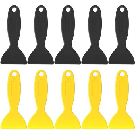 Dailygoody,Kunststoffspachtel-Set,Flexibler Spachtel,Für Maler- und Renovierungsarbeiten,10-teilig,Praktisch für Heimwerker (1/5)